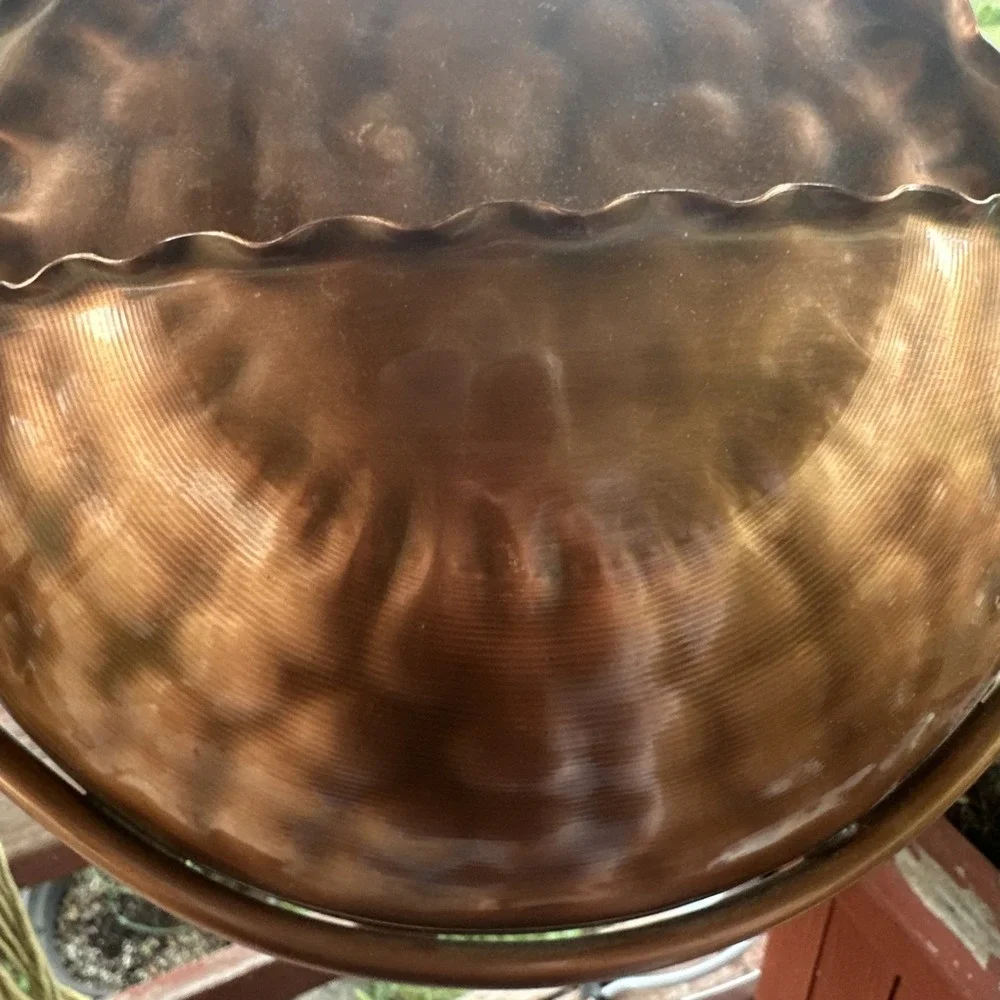 vintage Gregorian solid copper Wall Pocket And Taper Candle Holder